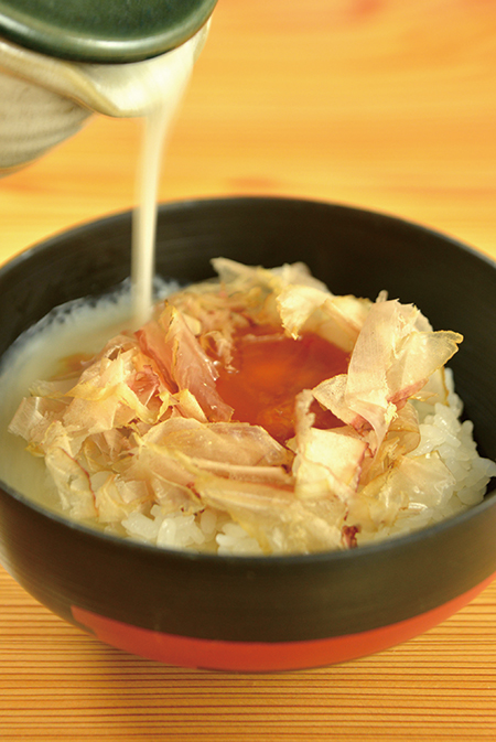 漬け玉子出汁餡掛ご飯